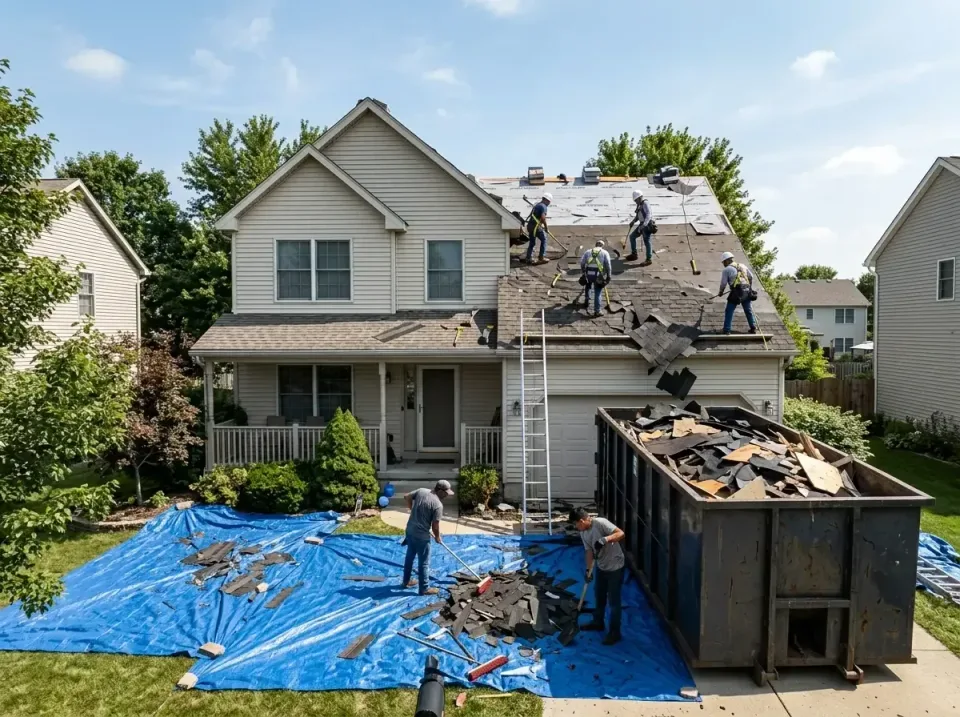 roof-replacement-debris-remova-004 — frequently asked questions, Cheapest Dumpster Rentals in Highland Park, IL